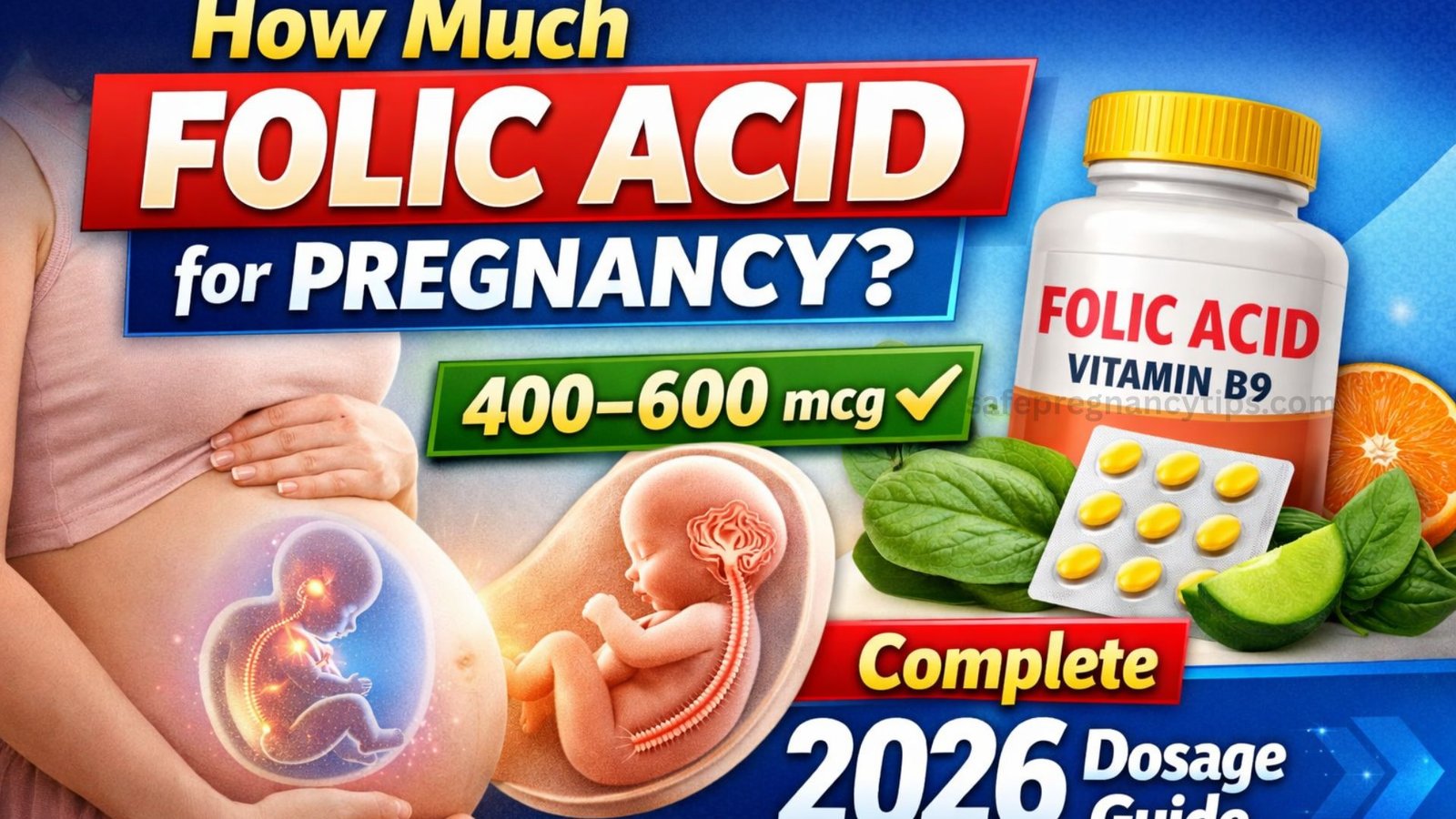 How Much Folic Acid for Pregnancy